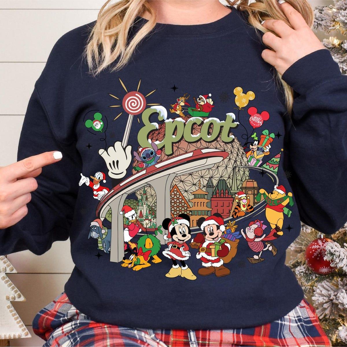 Mickey Mouse And Co Matching Family Christmas Shirt 1