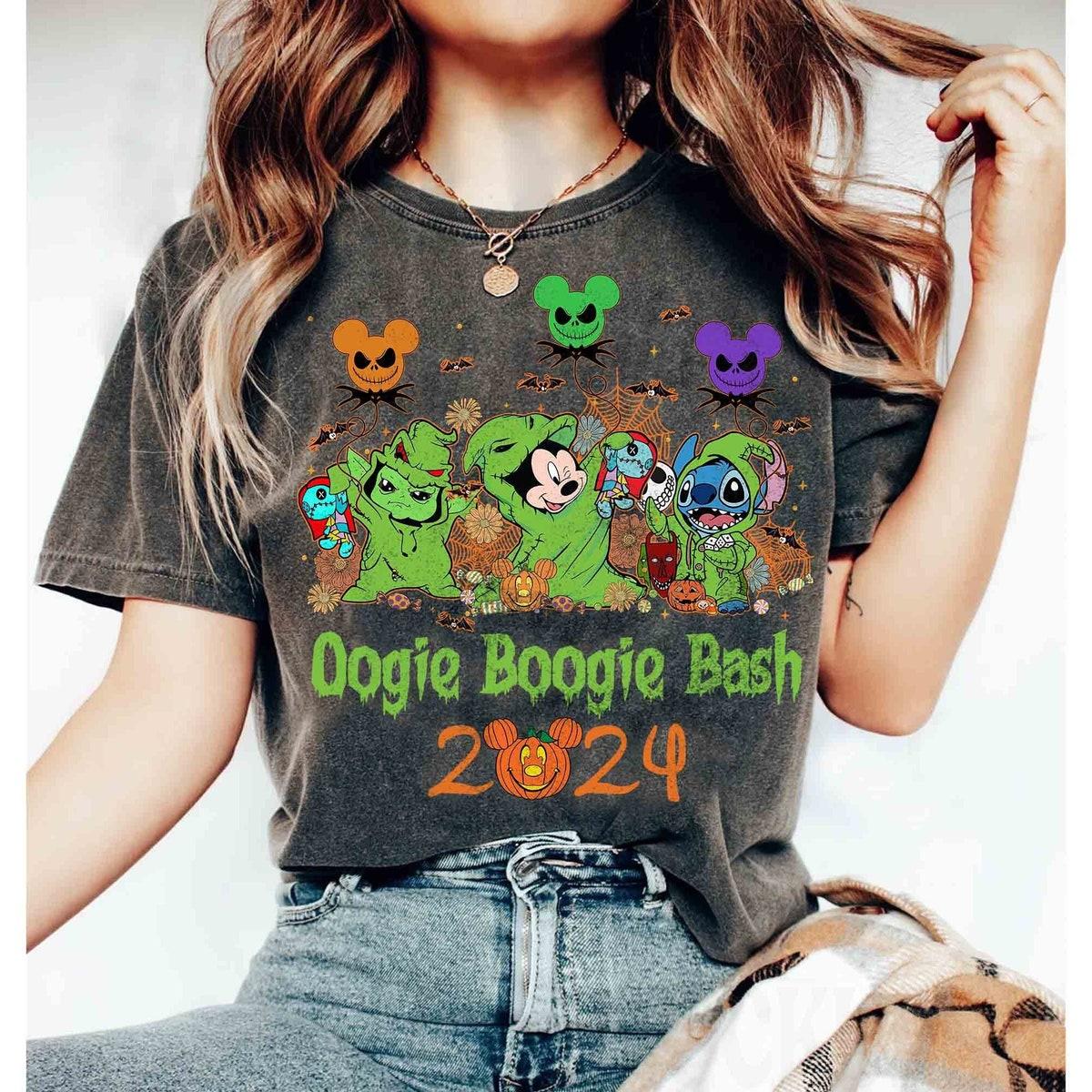 Mickey Mouse And Stitch Oogie Boogie Bash Shirt 1