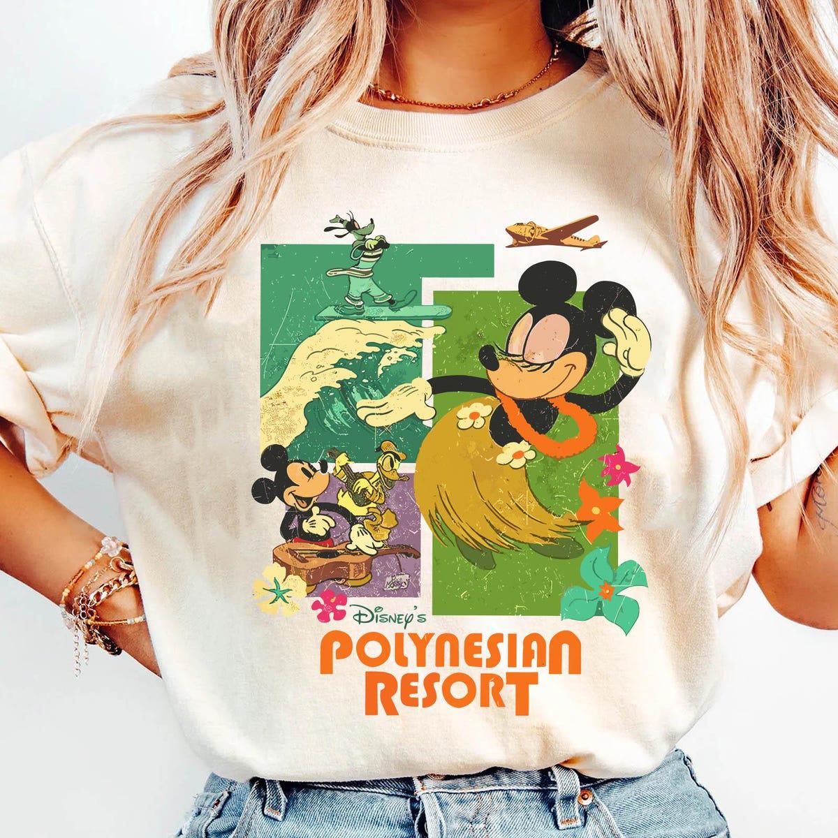 Mickey Mouse Drum And Tiki Polynesian Resort Shirt 2