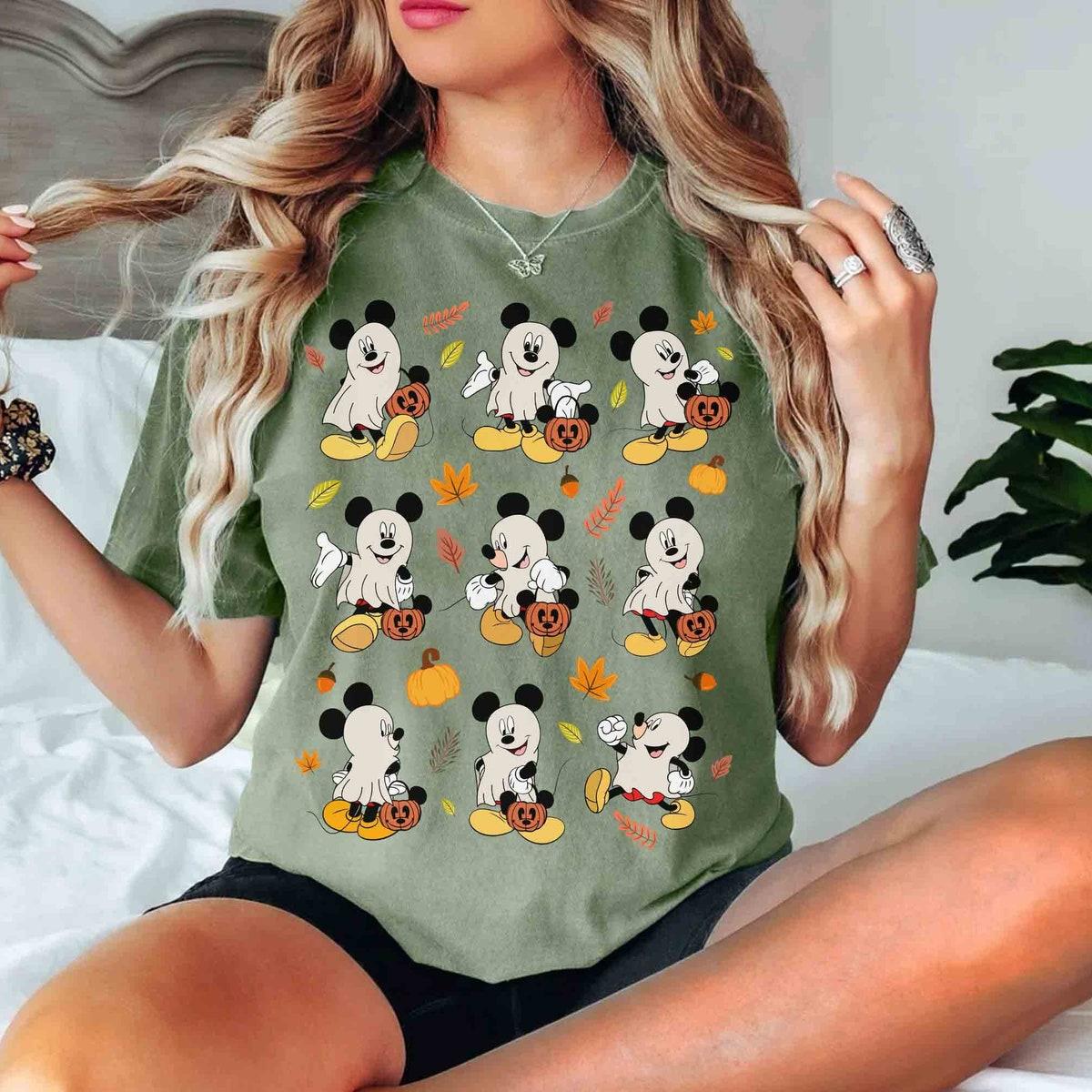 Mickey Mouse Emotions Costume Boo Horror Halloween Shirt 2