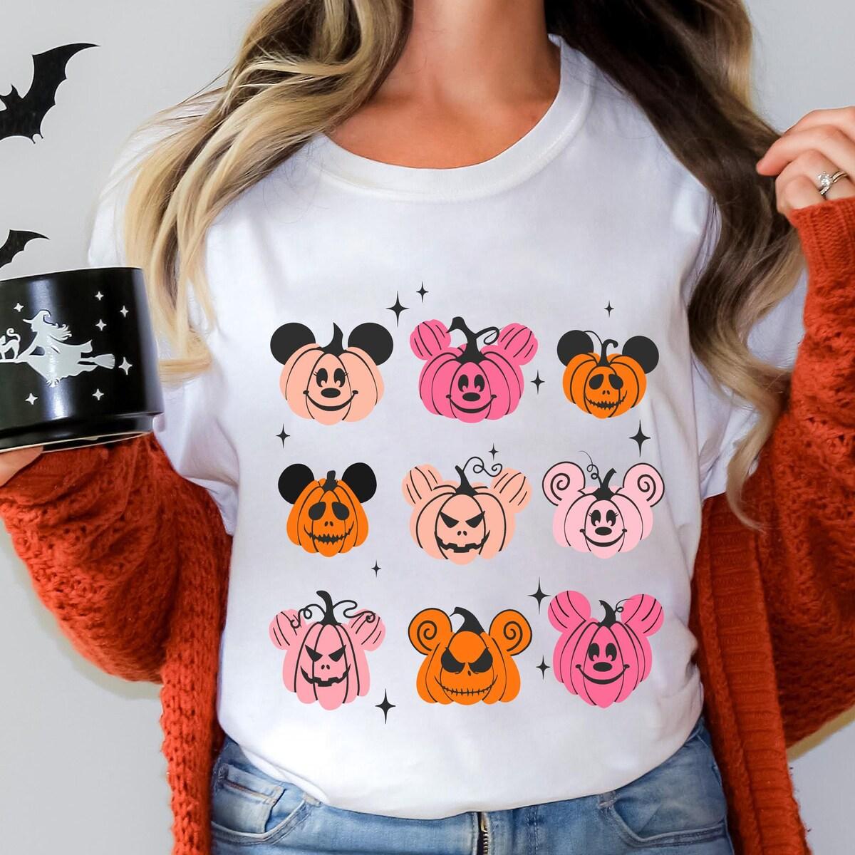 Mickey Mouse Pumpkin Ears Mickey And Friends Halloween Shirt 1