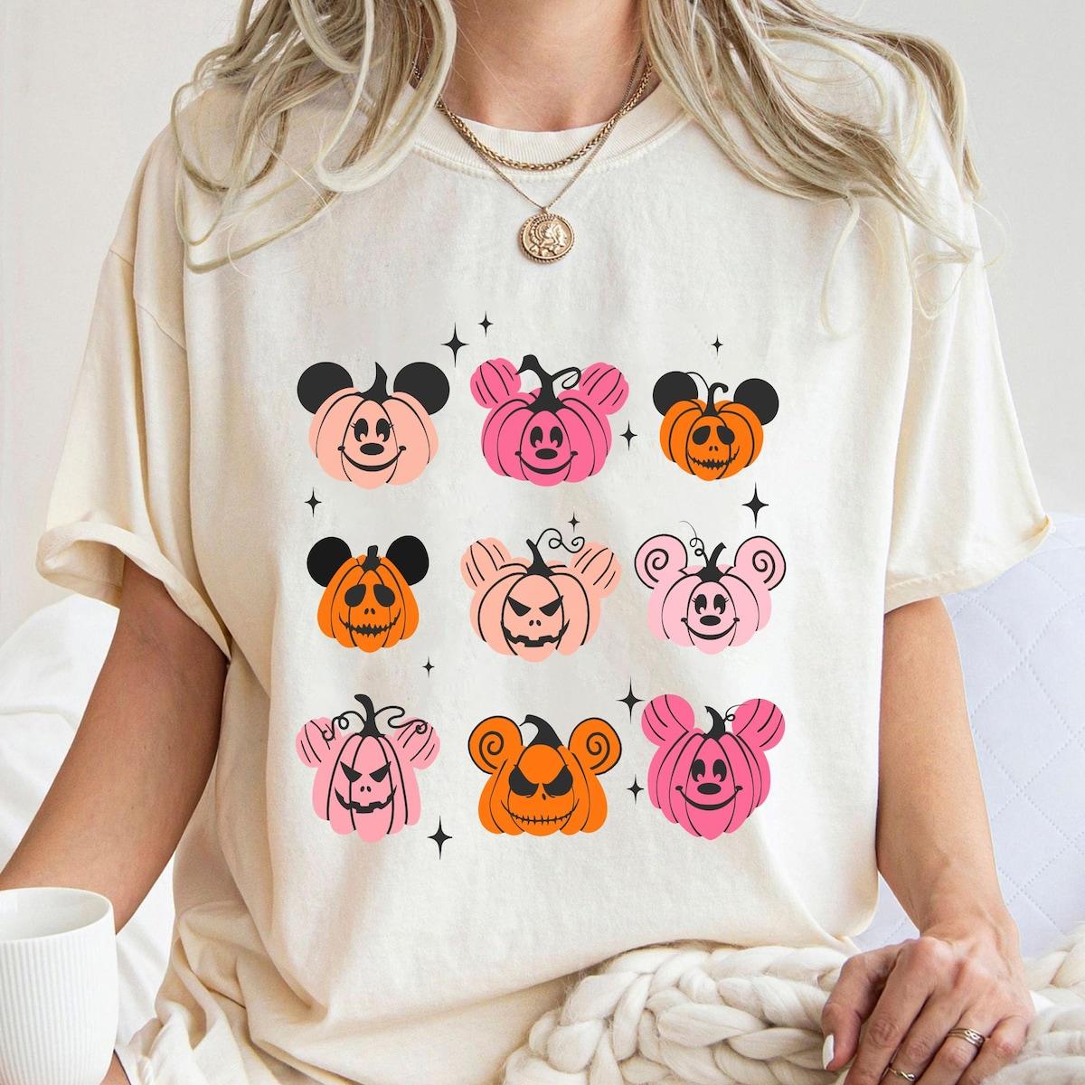 Mickey Mouse Pumpkin Ears Mickey And Friends Halloween Shirt 2