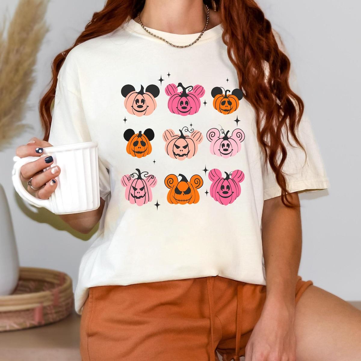 Mickey Mouse Pumpkin Ears Mickey And Friends Halloween Shirt 3