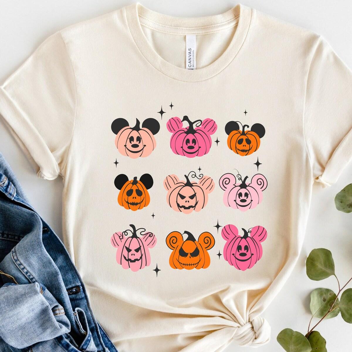 Mickey Mouse Pumpkin Ears Mickey And Friends Halloween Shirt 4