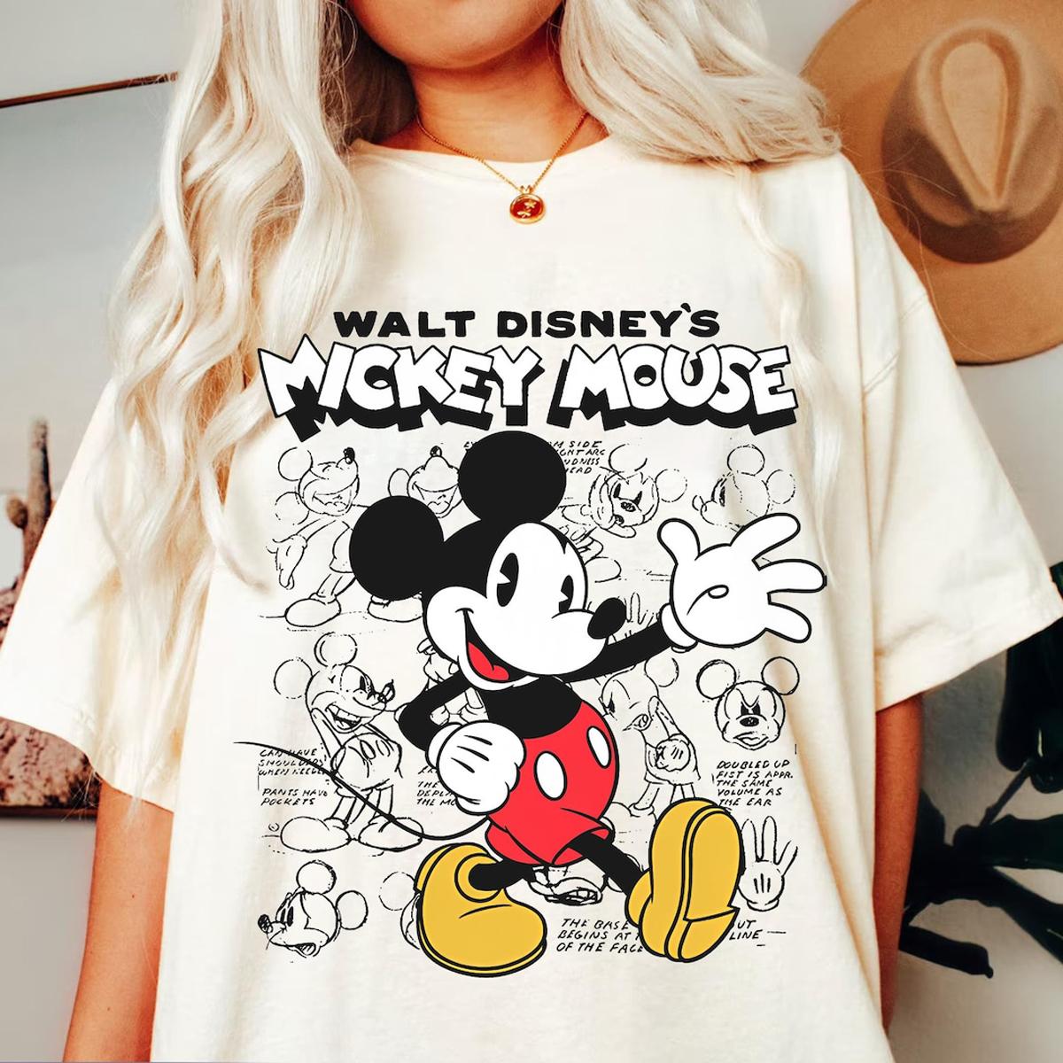 Mickey Mouse Sketchbook Shirt 1