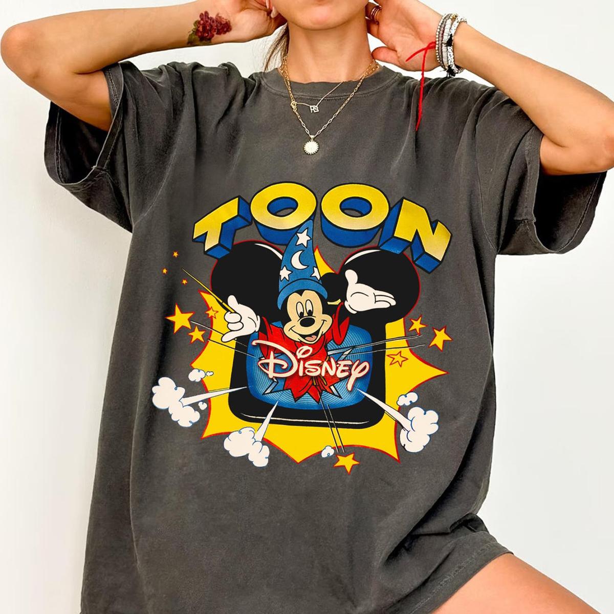 Mickey Mouse Sorcerer Fantasia Toon Shirt 2