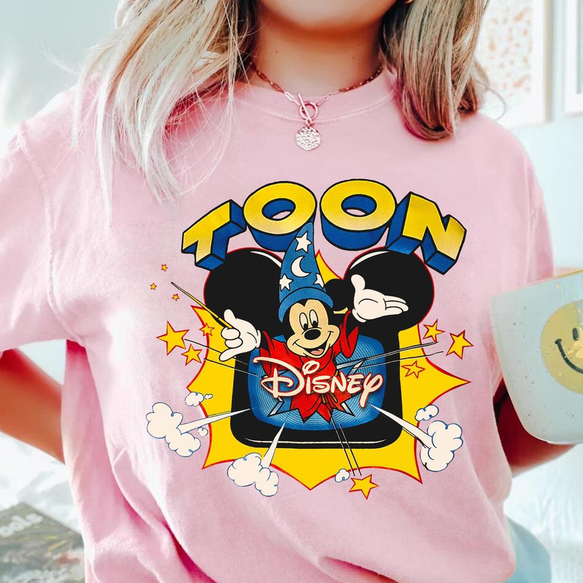 Mickey Mouse Sorcerer Fantasia Toon Shirt 3