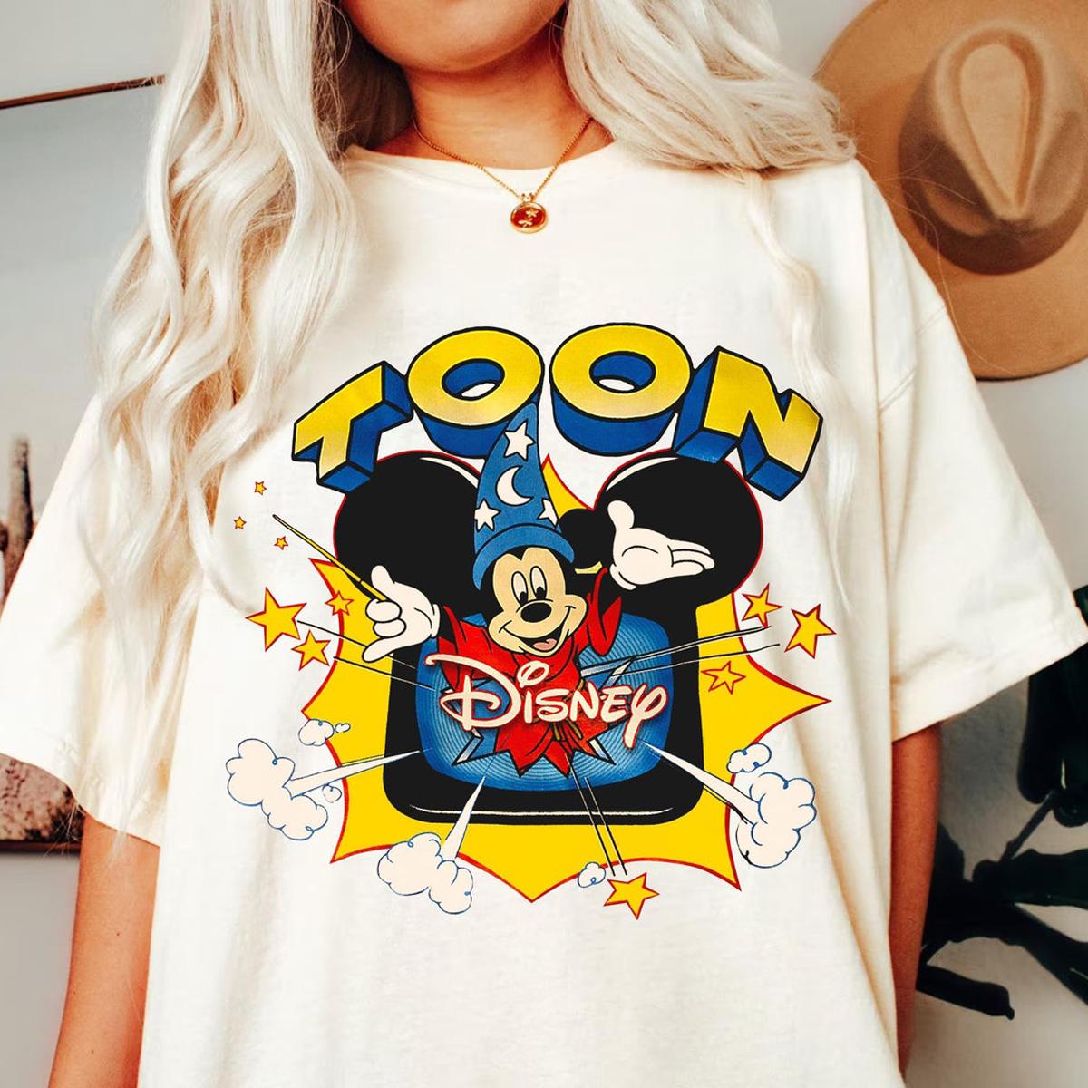 Mickey Mouse Sorcerer Fantasia Toon Shirt 5