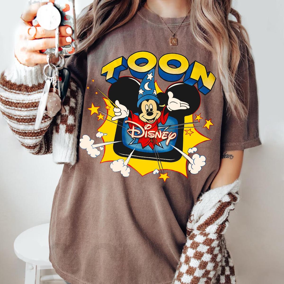 Mickey Mouse Sorcerer Fantasia Toon Shirt 6