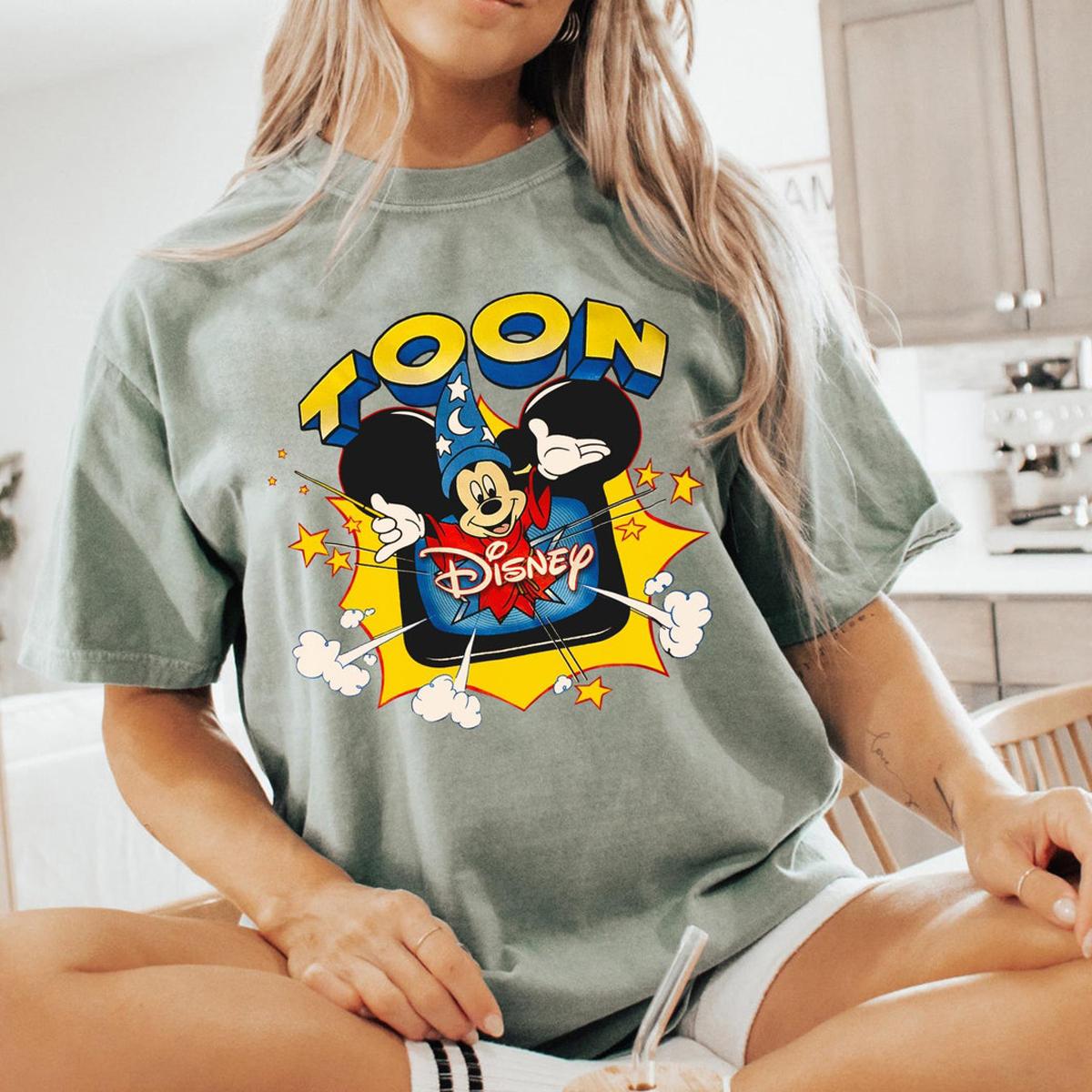 Mickey Mouse Sorcerer Fantasia Toon Shirt 7