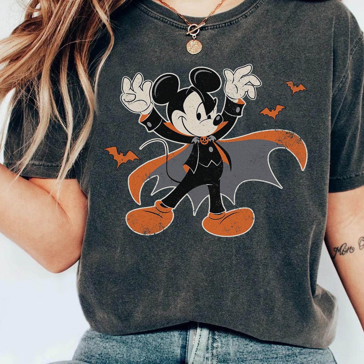 Mickey Mouse Spooky Dracula Costume Halloween Shirt 1