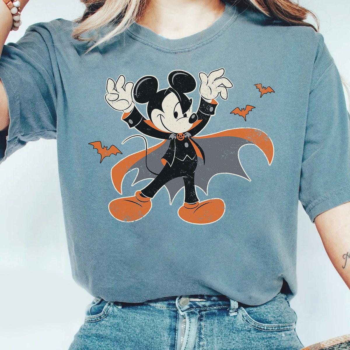 Mickey Mouse Spooky Dracula Costume Halloween Shirt 2