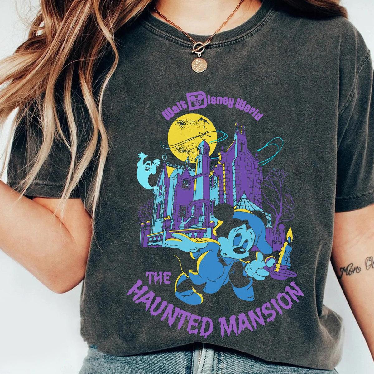 Mickey Mouse The Hatbox Ghost The Haunted Mansion Shirt 2