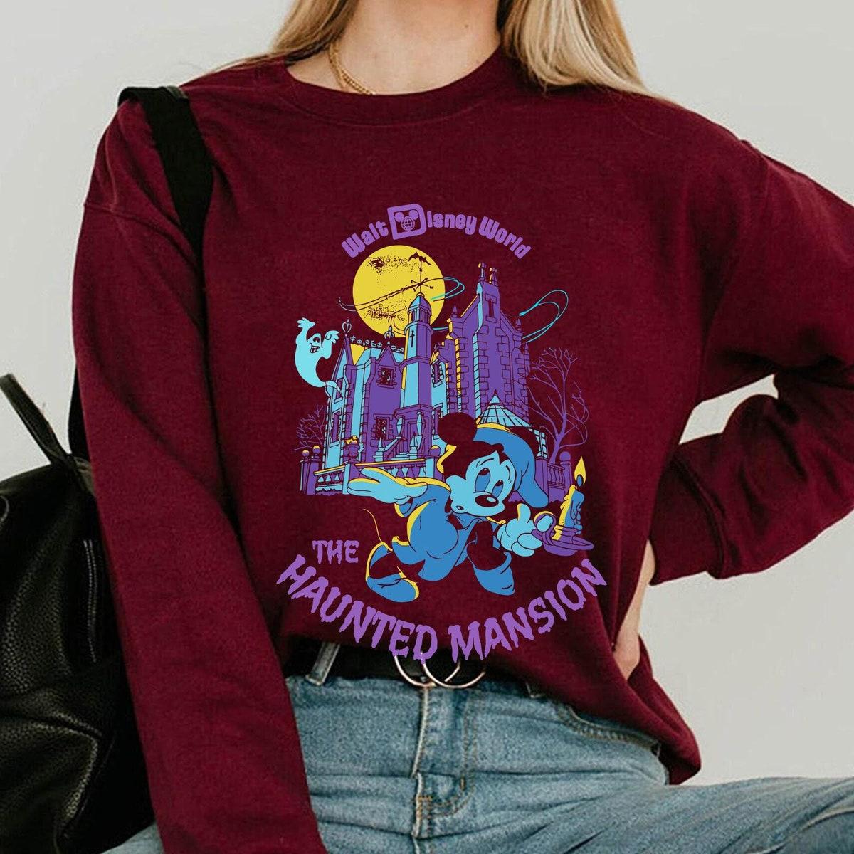 Mickey Mouse The Hatbox Ghost The Haunted Mansion Shirt 3