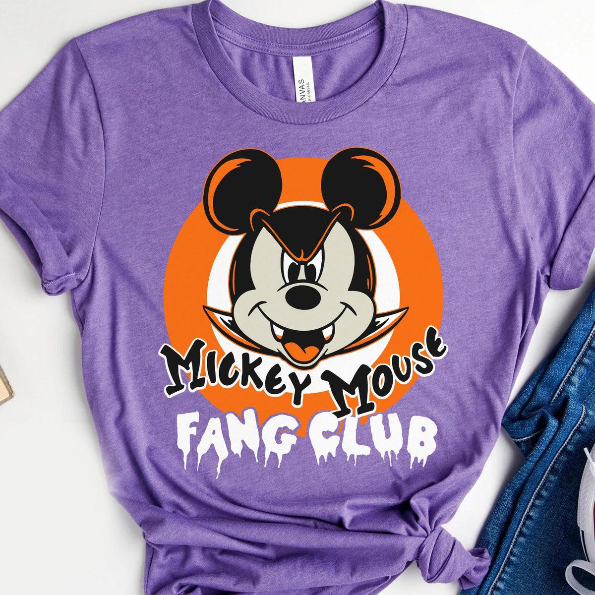 Mickey Mouse Vampire Fang Club Halloween Shirt 1