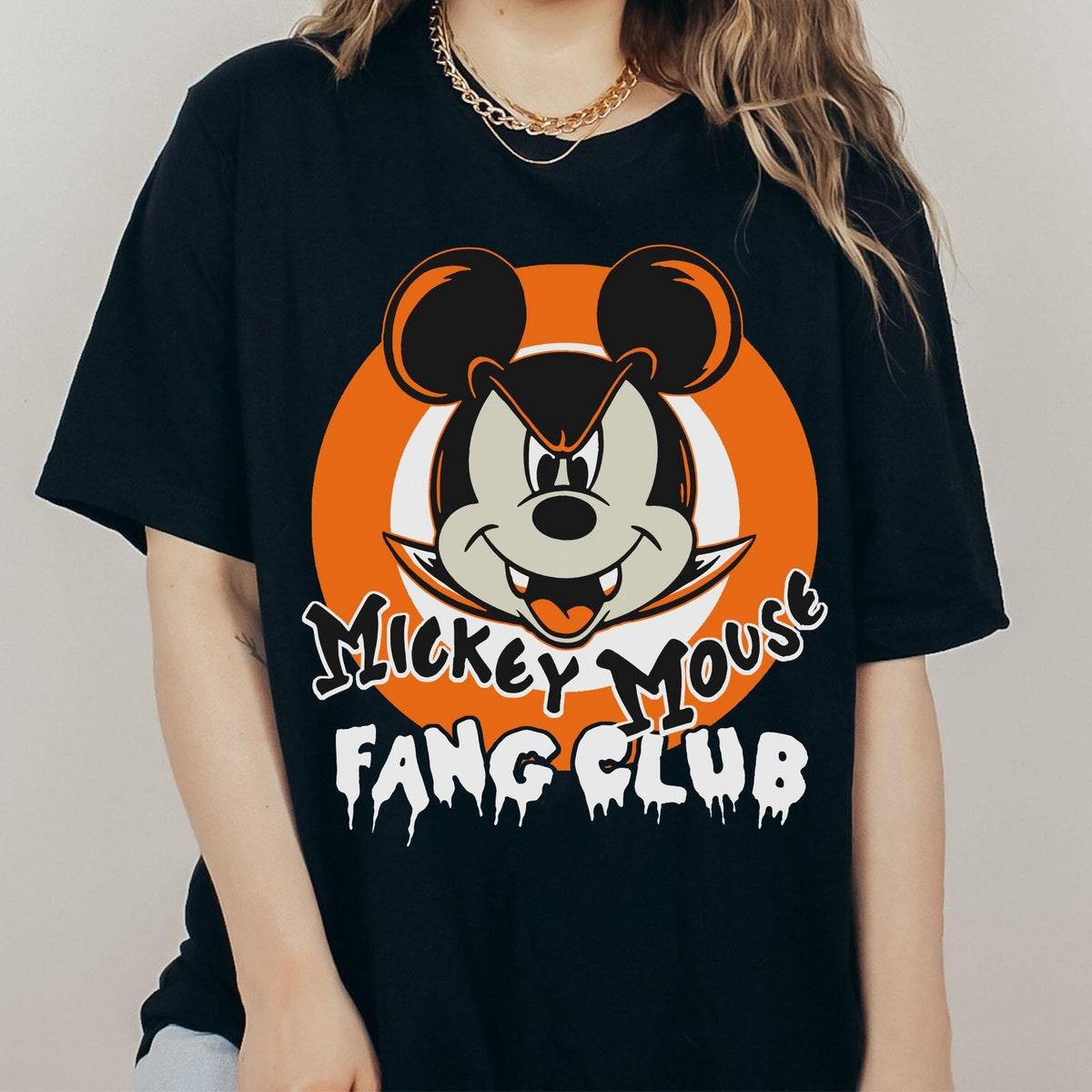 Mickey Mouse Vampire Fang Club Halloween Shirt 2