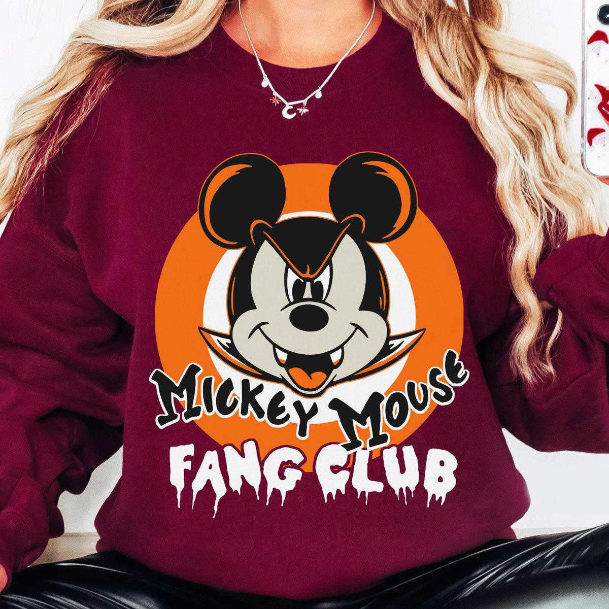 Mickey Mouse Vampire Fang Club Halloween Shirt 3