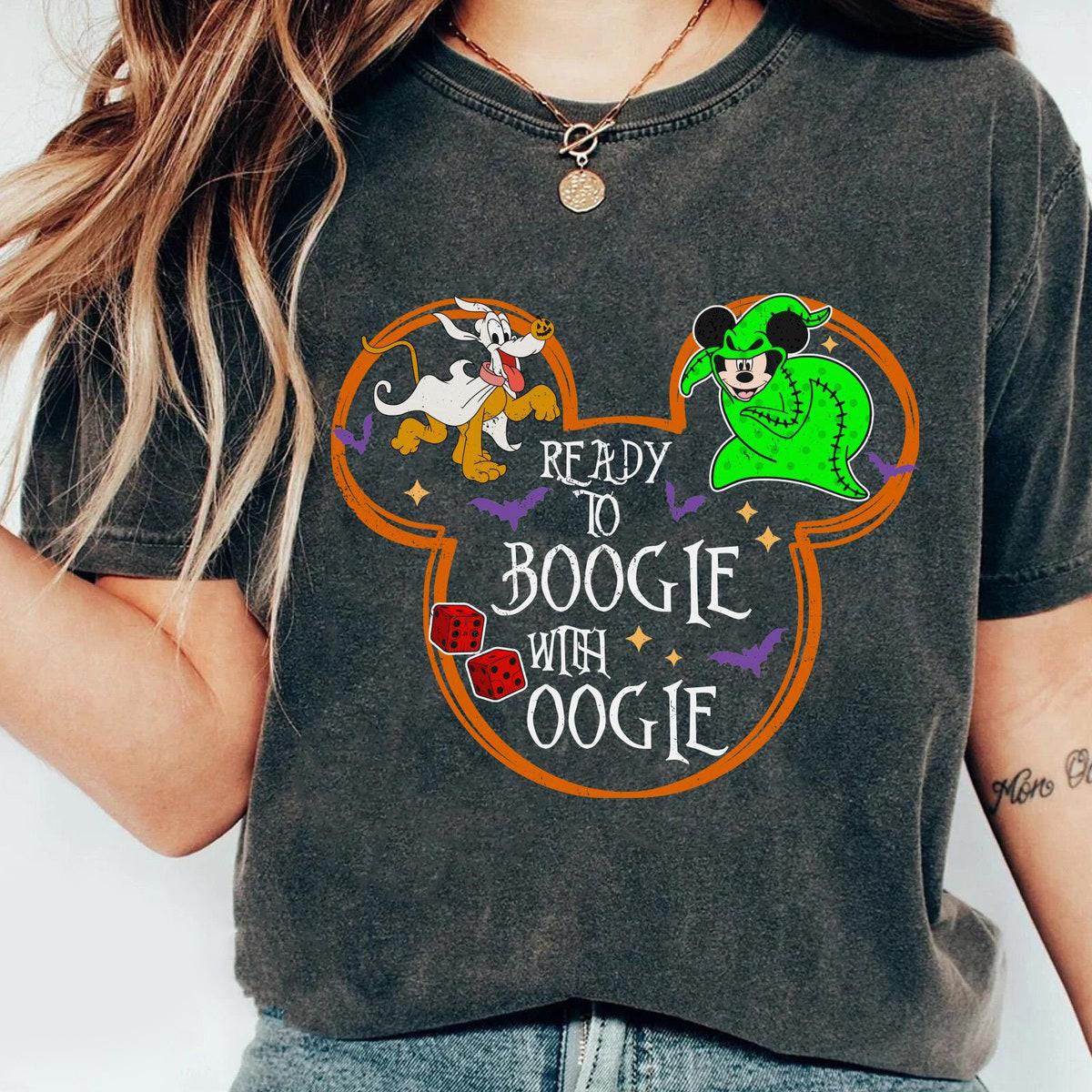 Mickey Oogie Pluto Zero Dog Ready To Oogie With Boogie Bash Shirt 1