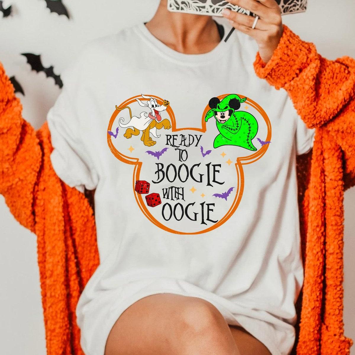 Mickey Oogie Pluto Zero Dog Ready To Oogie With Boogie Bash Shirt 2