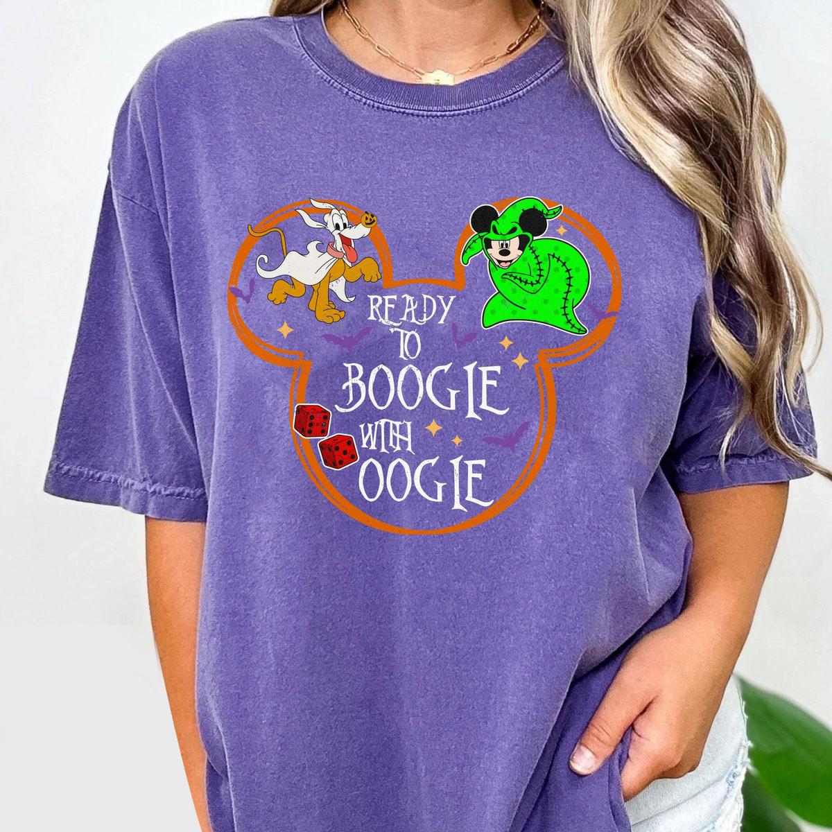 Mickey Oogie Pluto Zero Dog Ready To Oogie With Boogie Bash Shirt 3