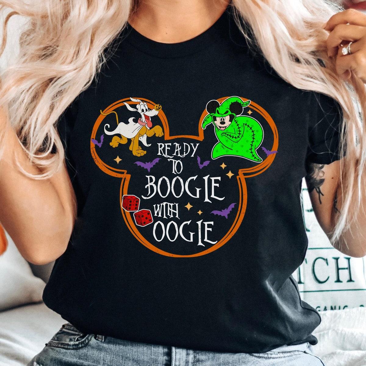 Mickey Oogie Pluto Zero Dog Ready To Oogie With Boogie Bash Shirt 5