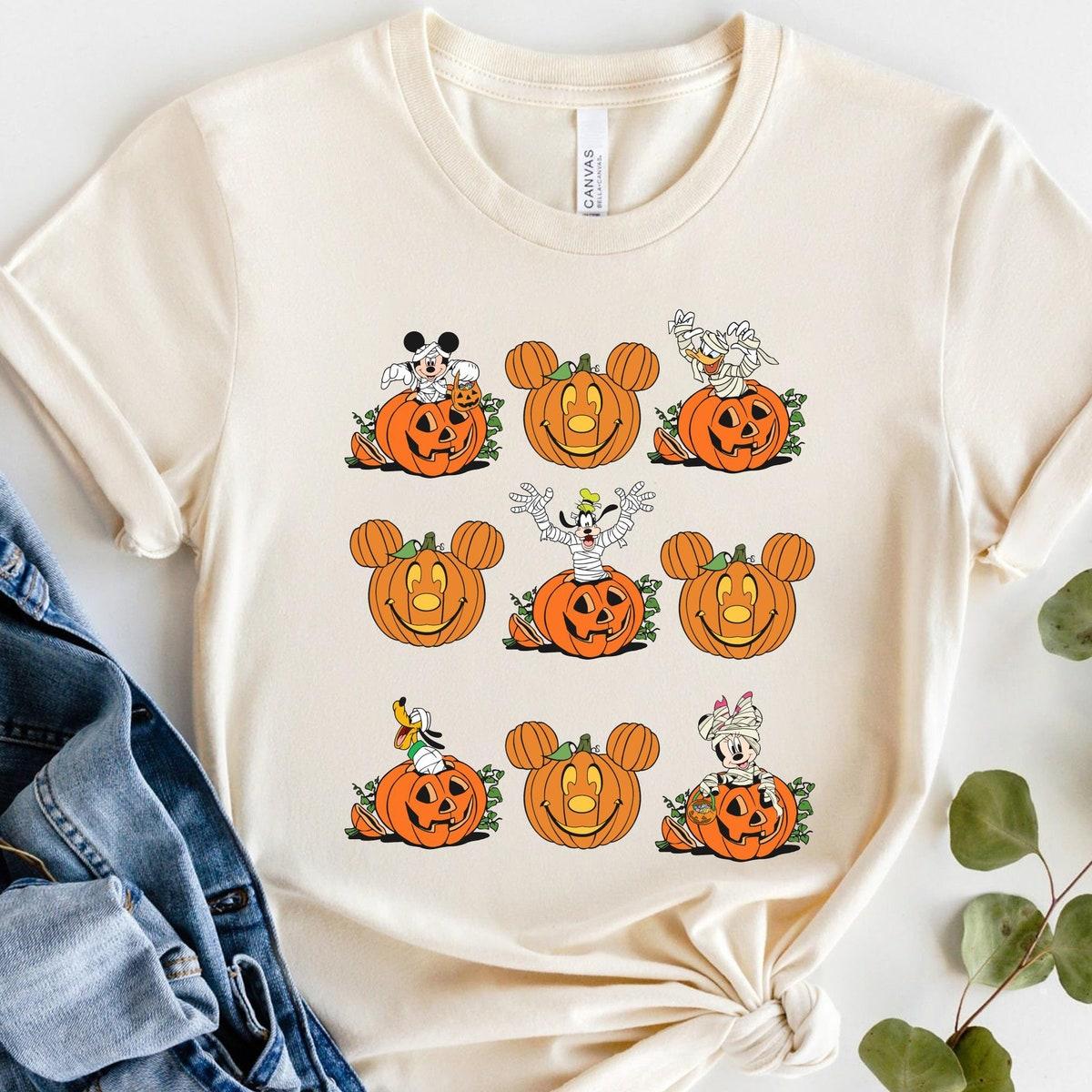 Mickey Pumpkin Halloween Spooky Season Costume Shirt 1