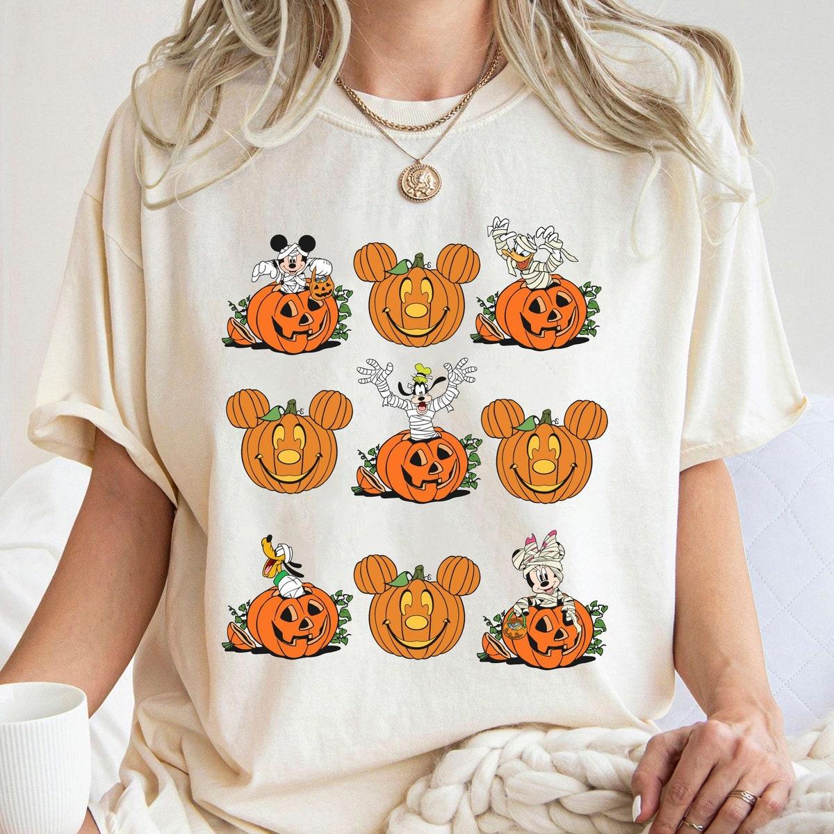 Mickey Pumpkin Halloween Spooky Season Costume Shirt 3