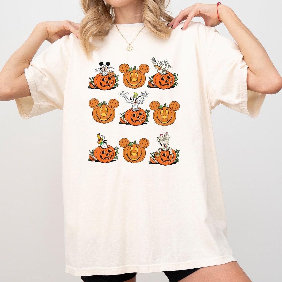 Mickey Pumpkin Halloween Spooky Season Costume Shirt 5