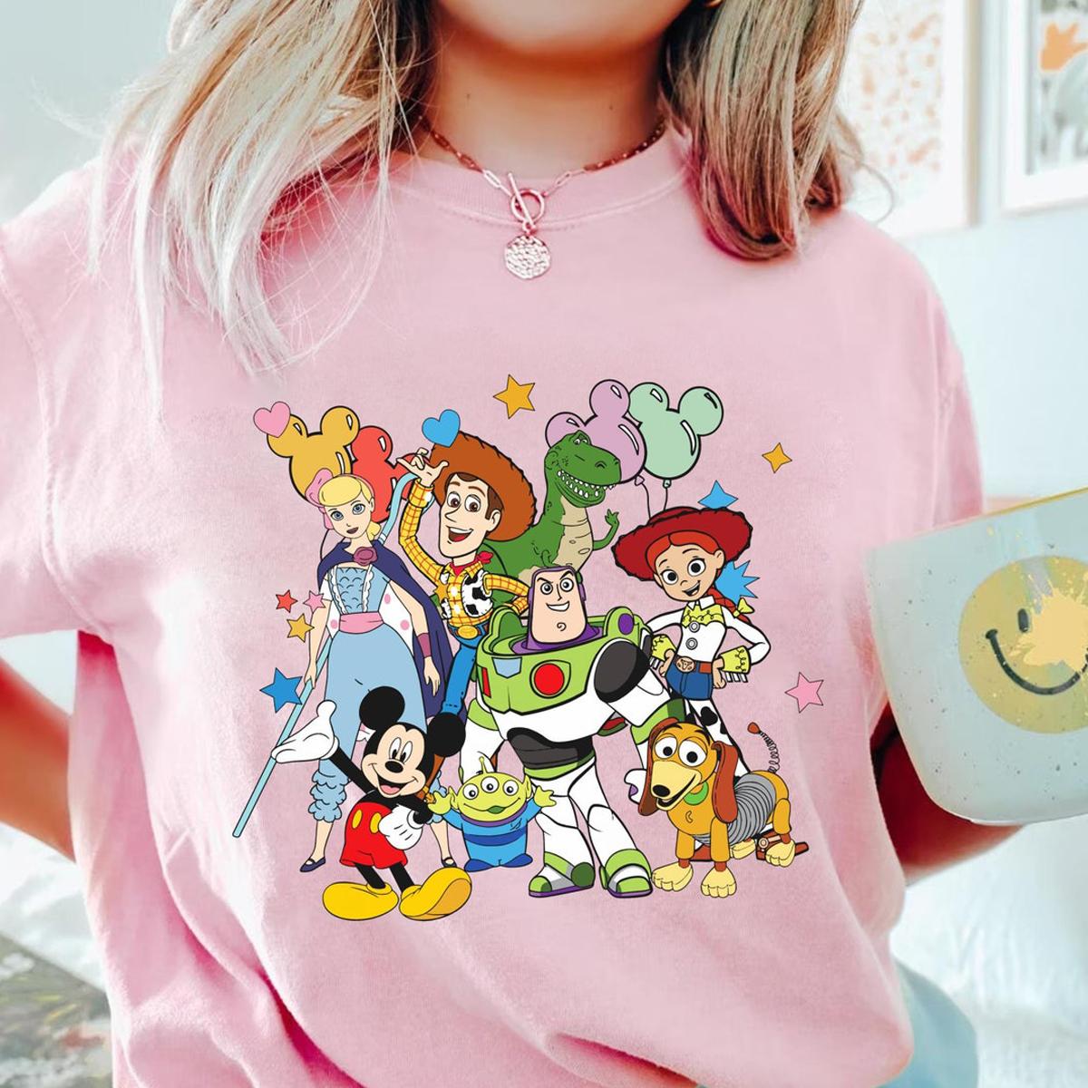 Mickey Toy Story Characters You've Got A Friends In Me Shirt 5