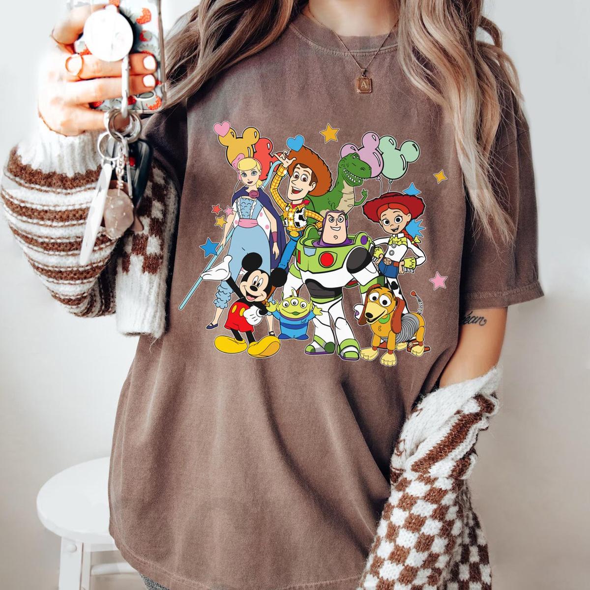 Mickey Toy Story Characters You've Got A Friends In Me Shirt 7