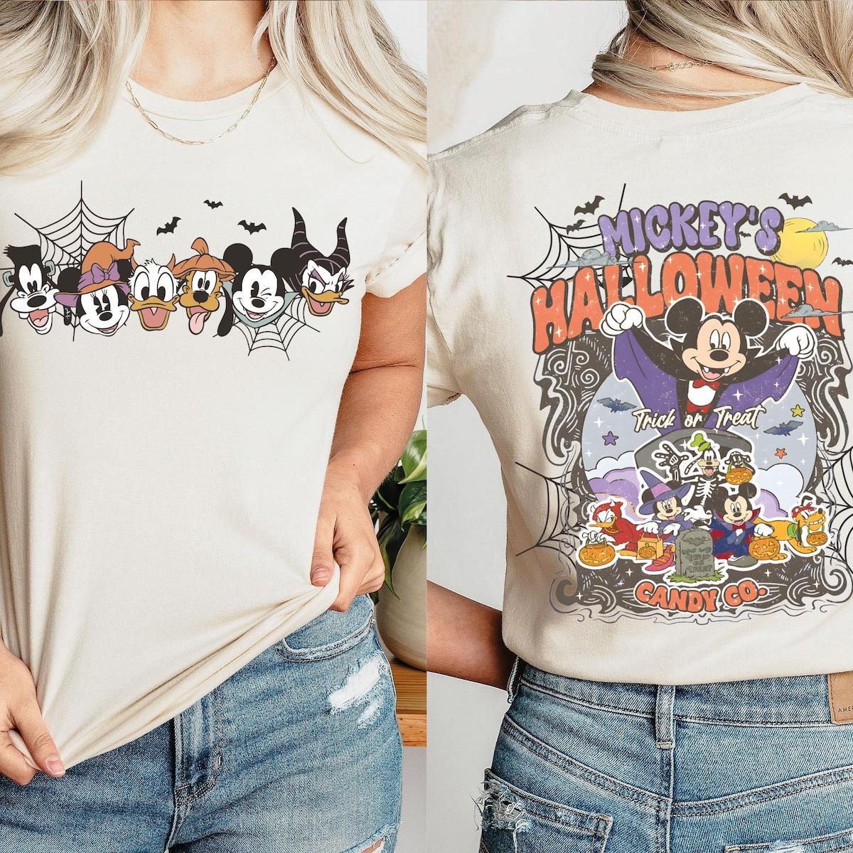 Mickey's Halloween Trick Or Treat Candy Co. Shirt 1