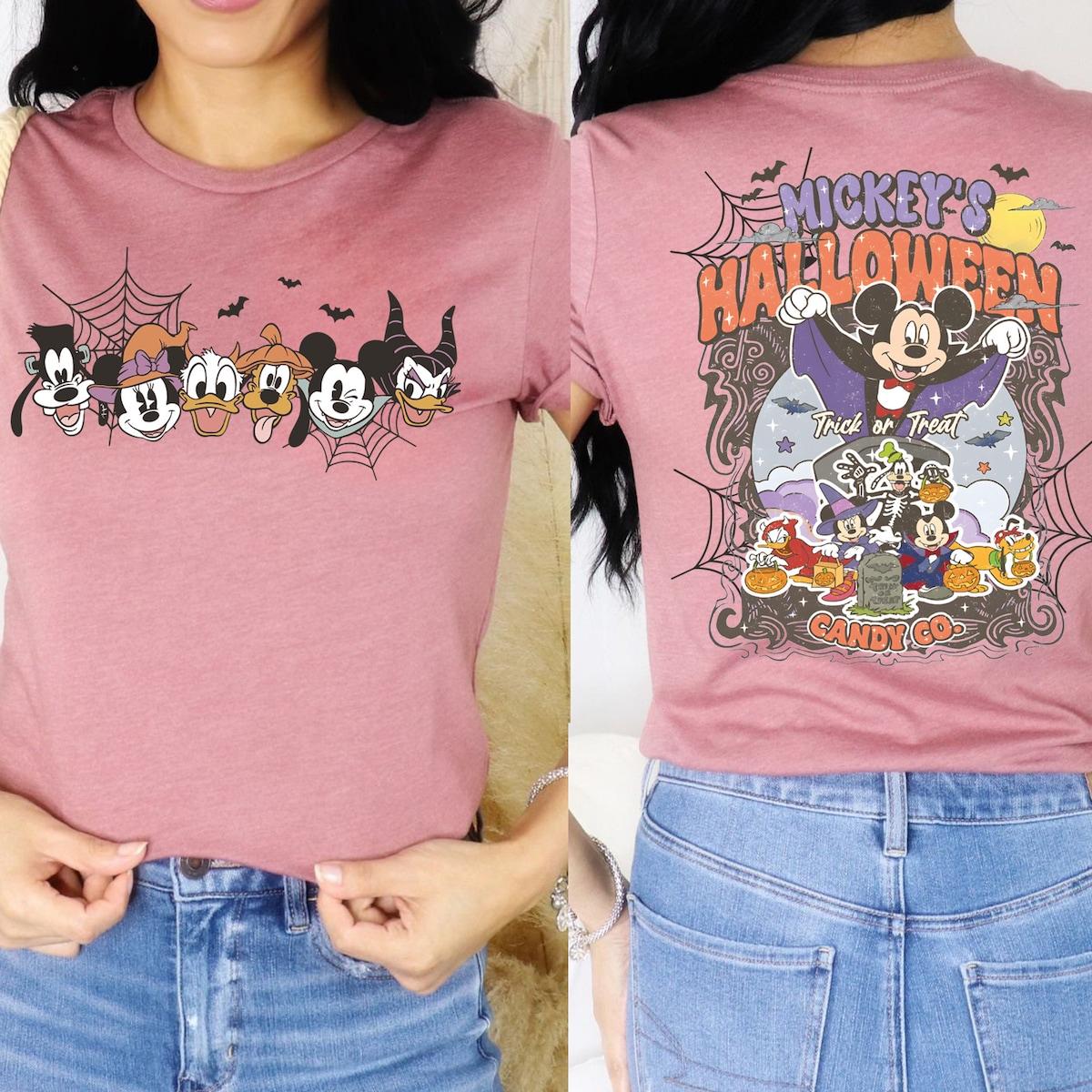 Mickey's Halloween Trick Or Treat Candy Co. Shirt 4