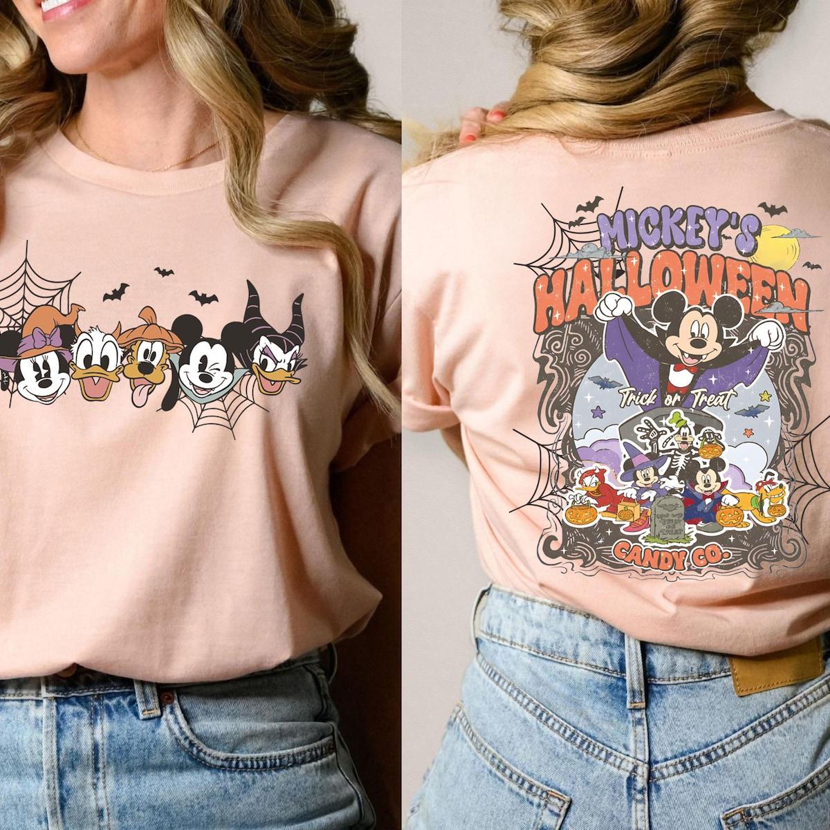 Mickey's Halloween Trick Or Treat Candy Co. Shirt 5