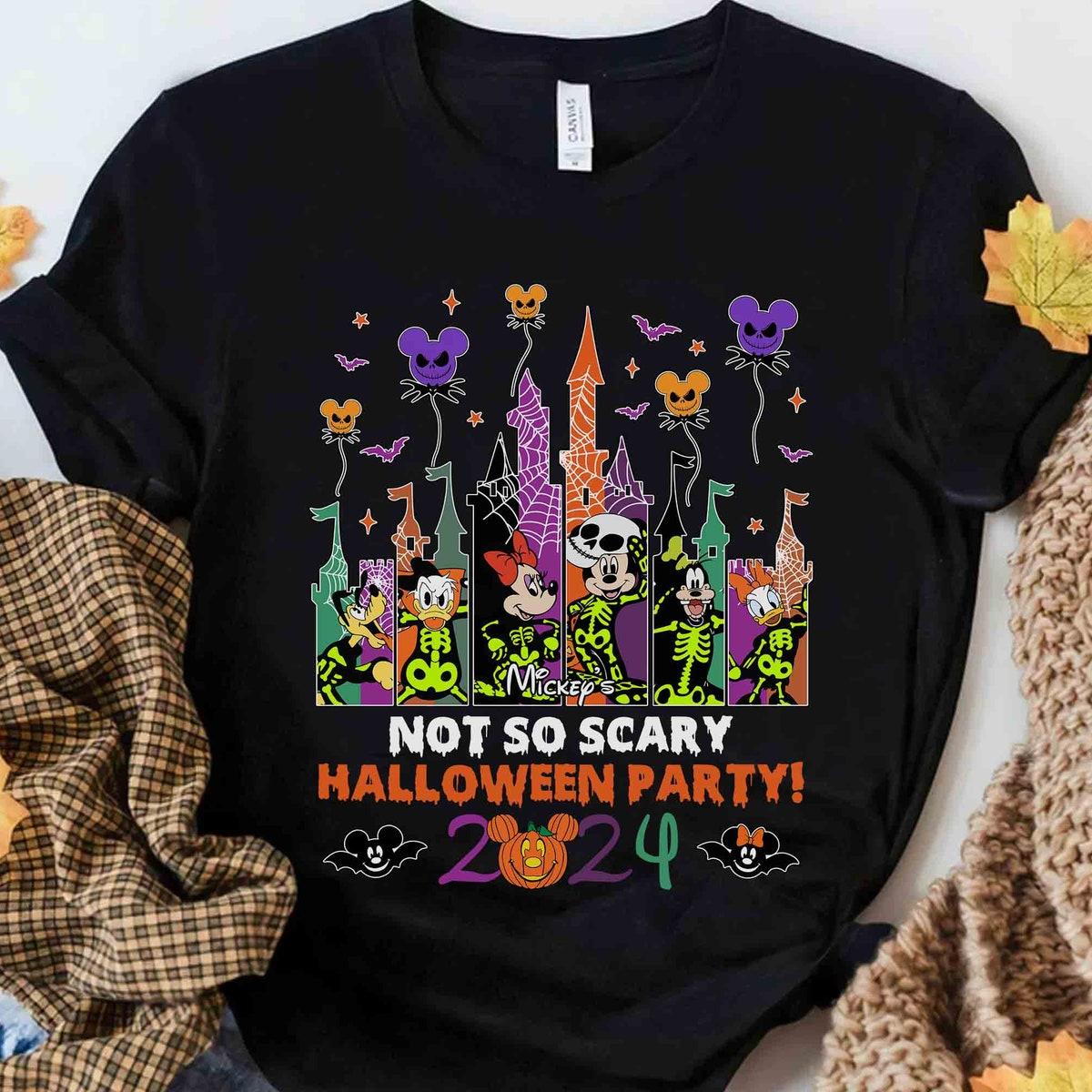 Mickey's Not So Scary Halloween Balloons 2024 Shirt 2