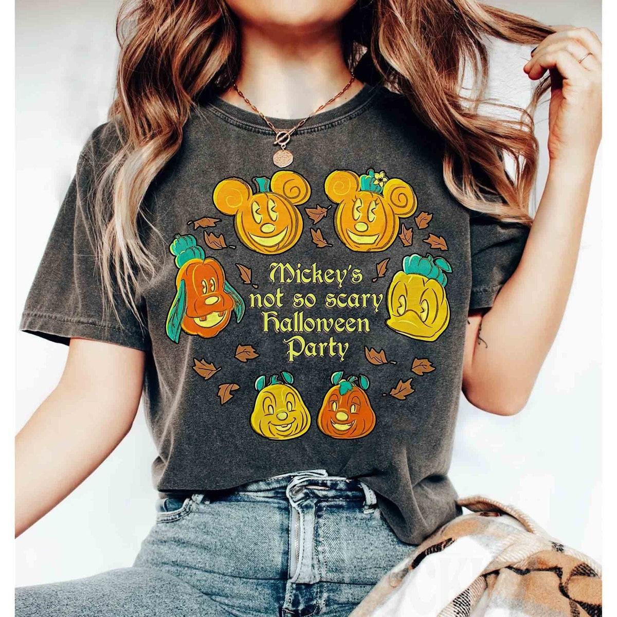 Mickey's Not So Scary Halloween Party Pumpkin Shirt 1