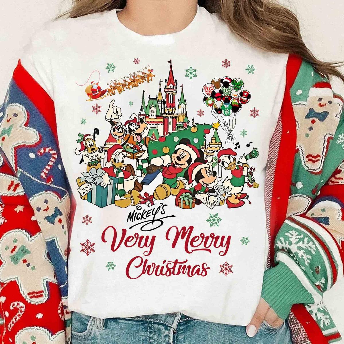 Mickey's Very Merry Christmas Party Family Matching Shirt 1