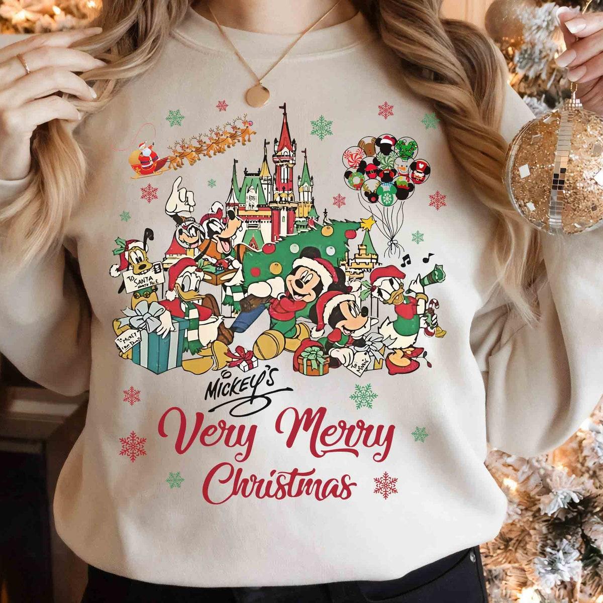 Mickey's Very Merry Christmas Party Family Matching Shirt 2