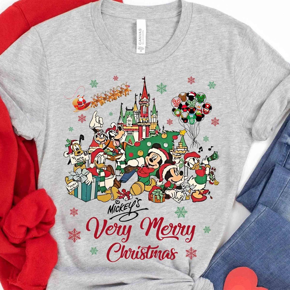 Mickey's Very Merry Christmas Party Family Matching Shirt 3