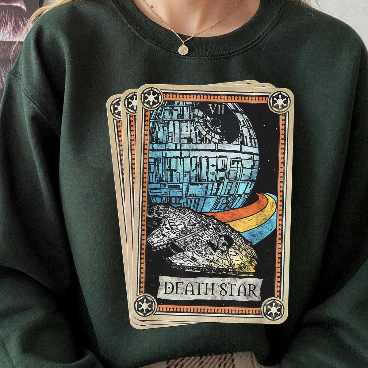 Millennium Falcon Death Star Tarot Card Shirt 4