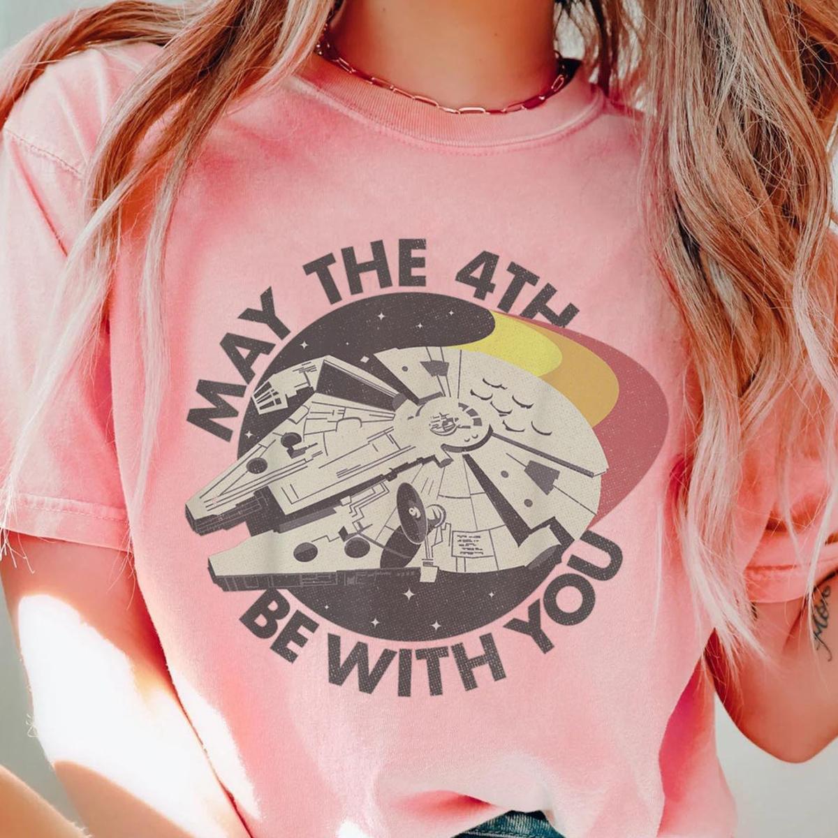 Millennium Falcon May The 4th Be With You Star Wars Shirt 3