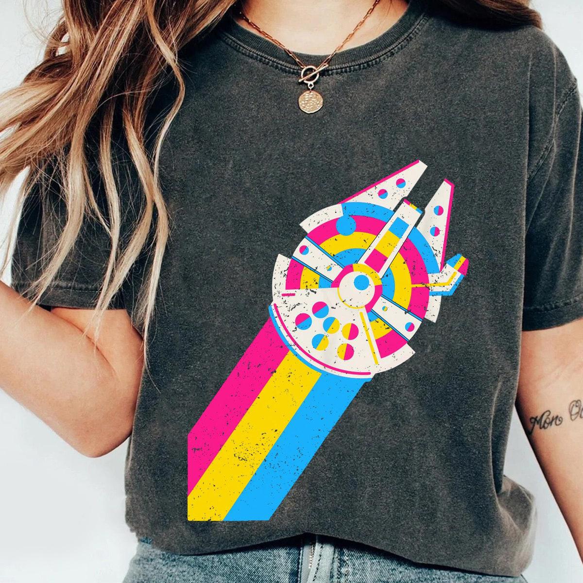 Millennium Falcon Rainbow Pride Matching Shirt 6