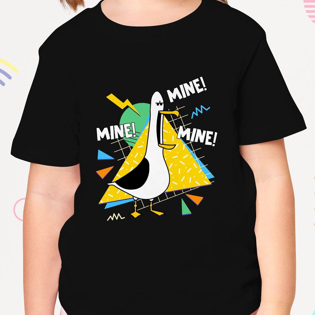 Mine! Mine! Mine! Seagull Finding Nemo 90s Retro Funny Shirt 5