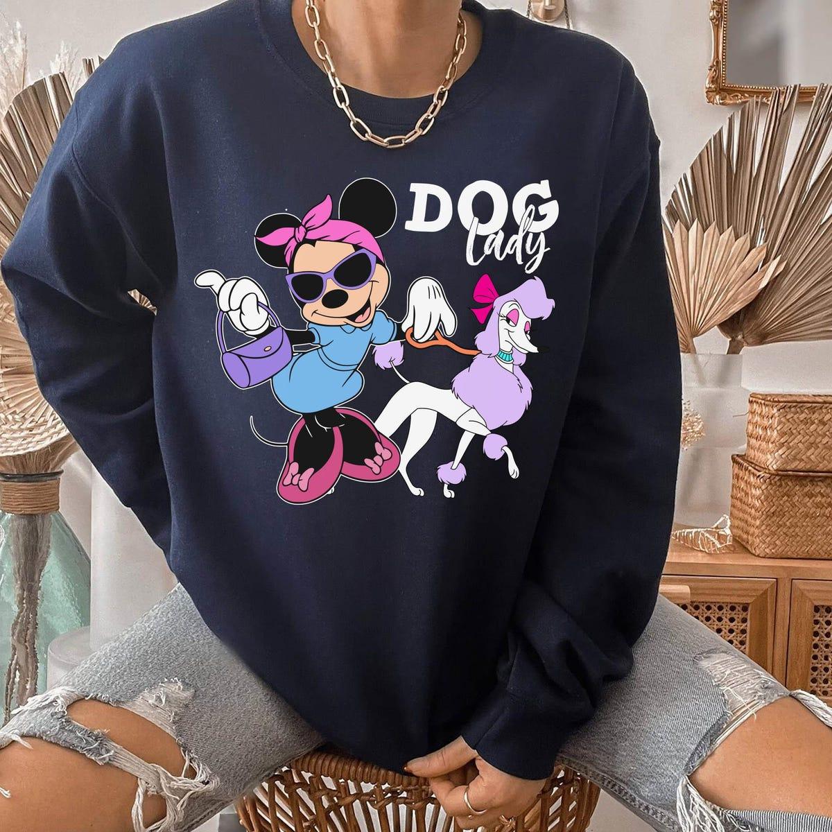 Minne Mouse And Georgette Dog Lady Shirt 3