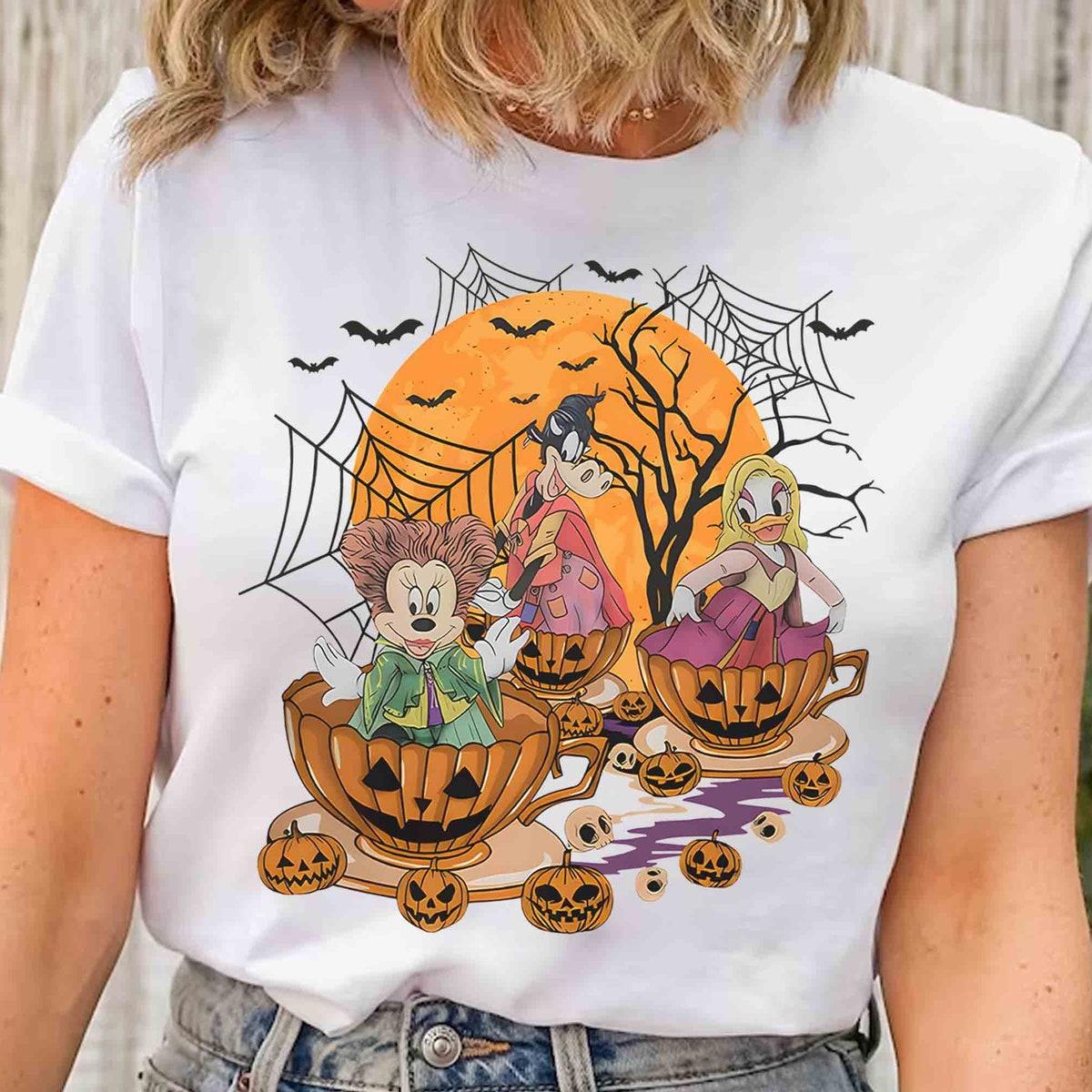 Minnie Daisy Clarabelle Cosplay Hocus Pocus Sanderson Sisters Tea Cup Shirt 1