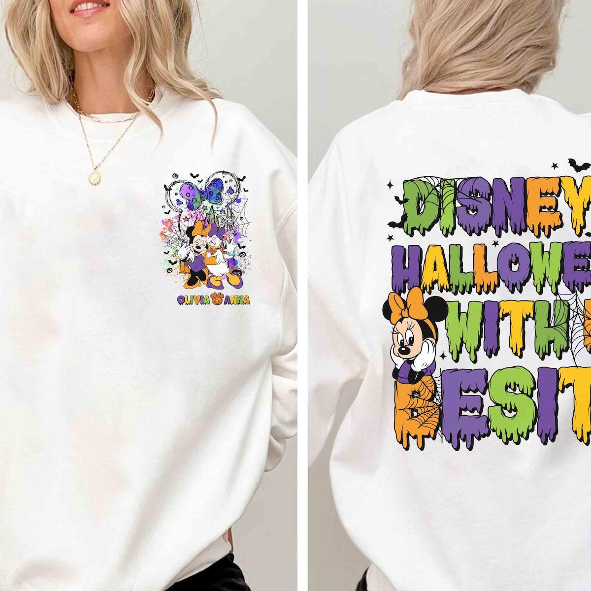 Minnie Daisy Disney Halloween With My Besties Shirt 1