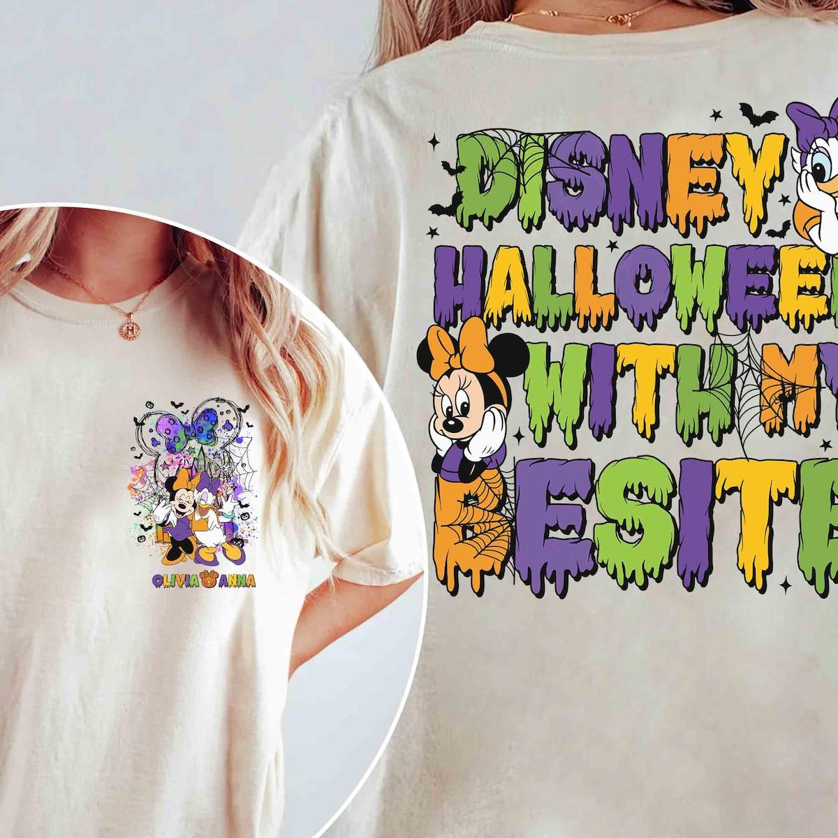 Minnie Daisy Disney Halloween With My Besties Shirt 2