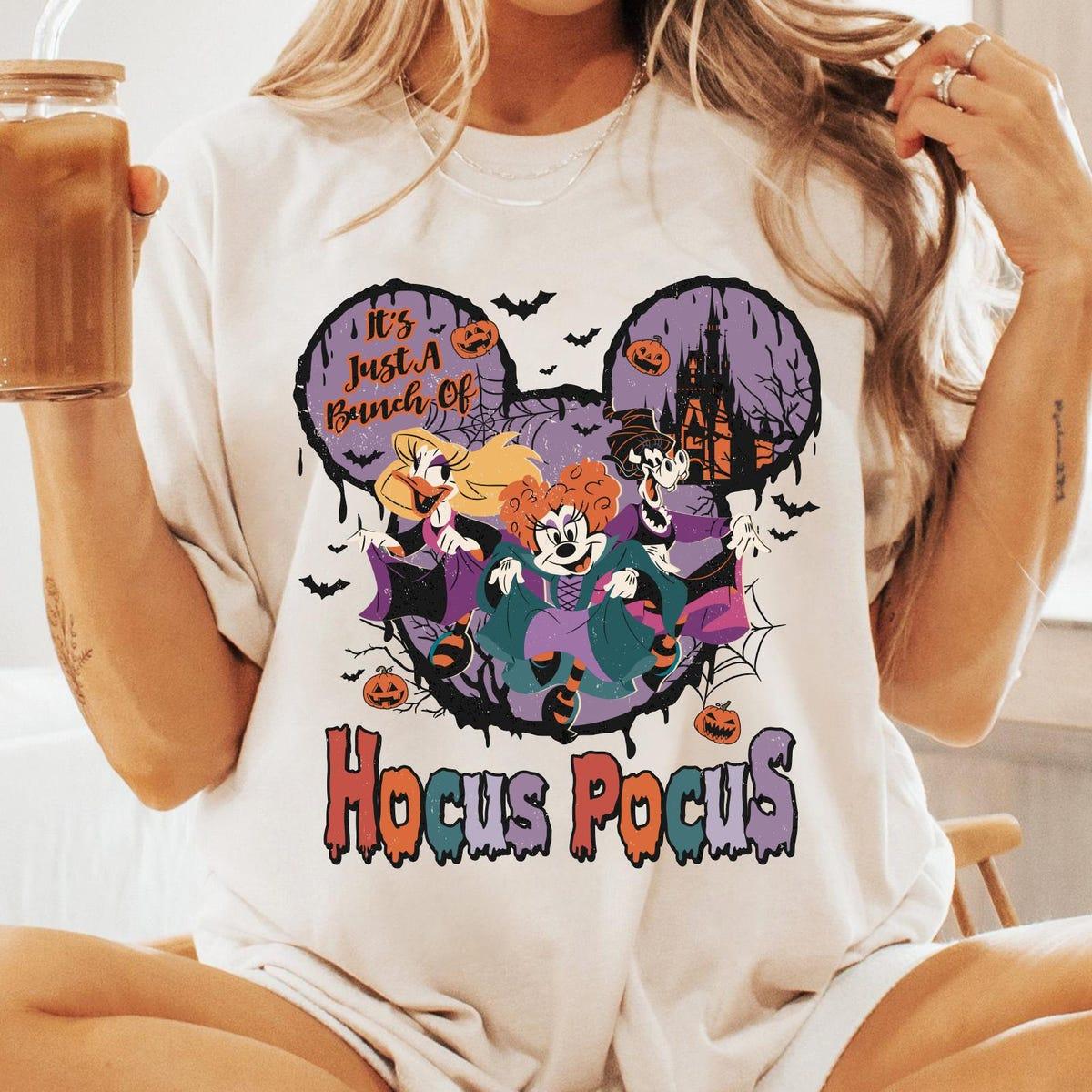 Minnie Daisy Witch Costume It's Just A Bunch Of Hocus Pocus Shirt 2