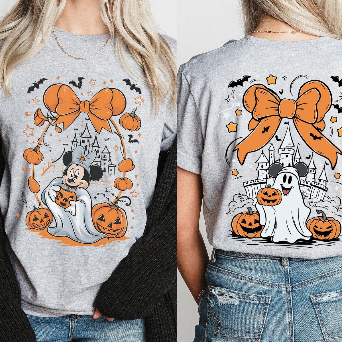 Minnie Head Halloween Ghost Minnie Shirt 1