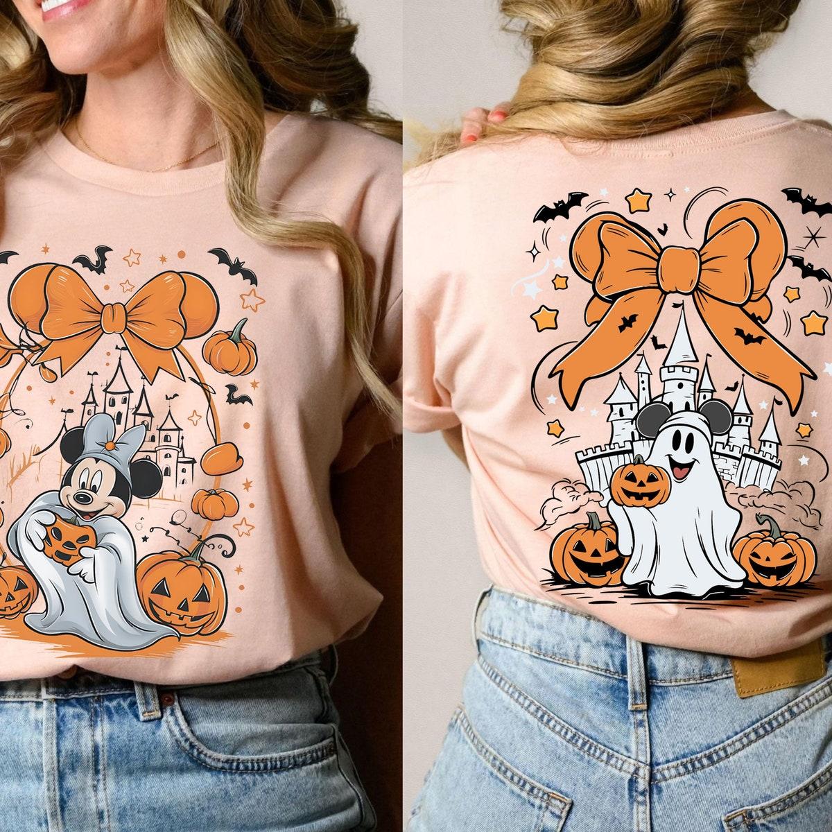 Minnie Head Halloween Ghost Minnie Shirt 2