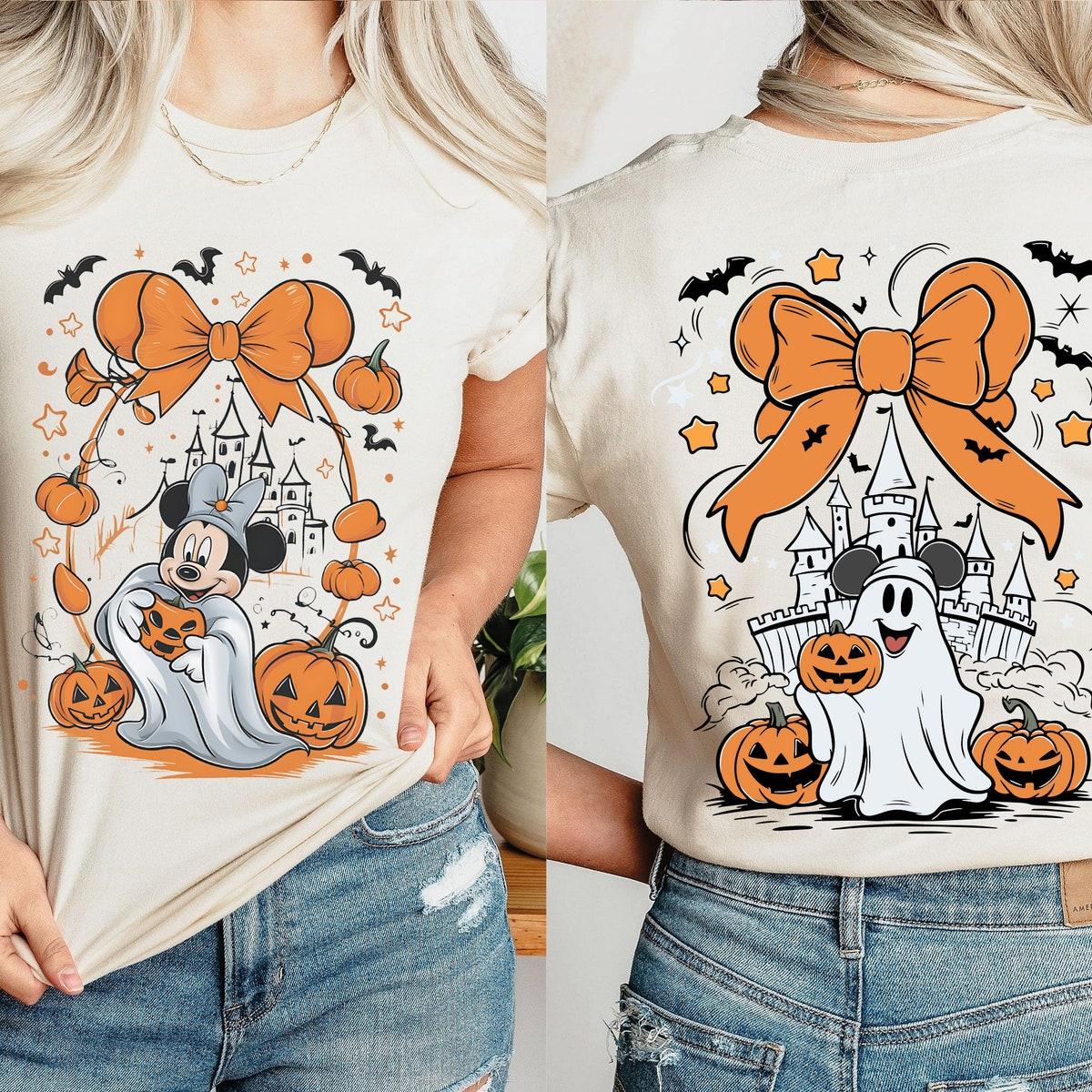 Minnie Head Halloween Ghost Minnie Shirt 3